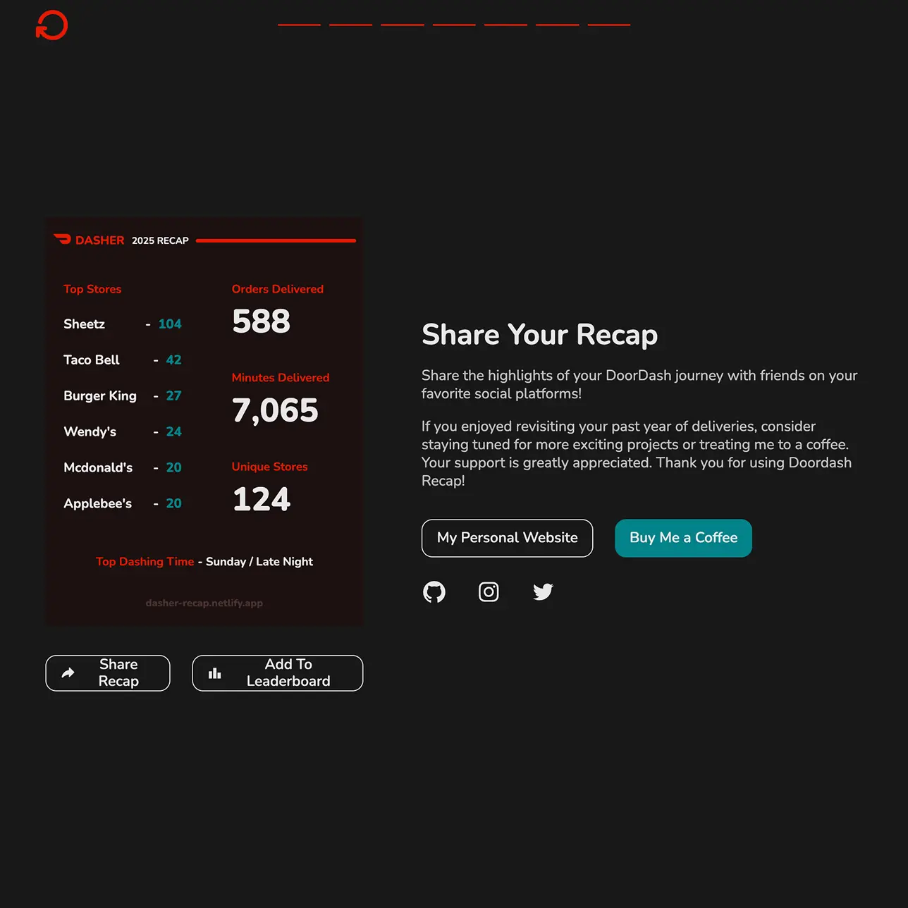 DoorDash Driver Recap image 4